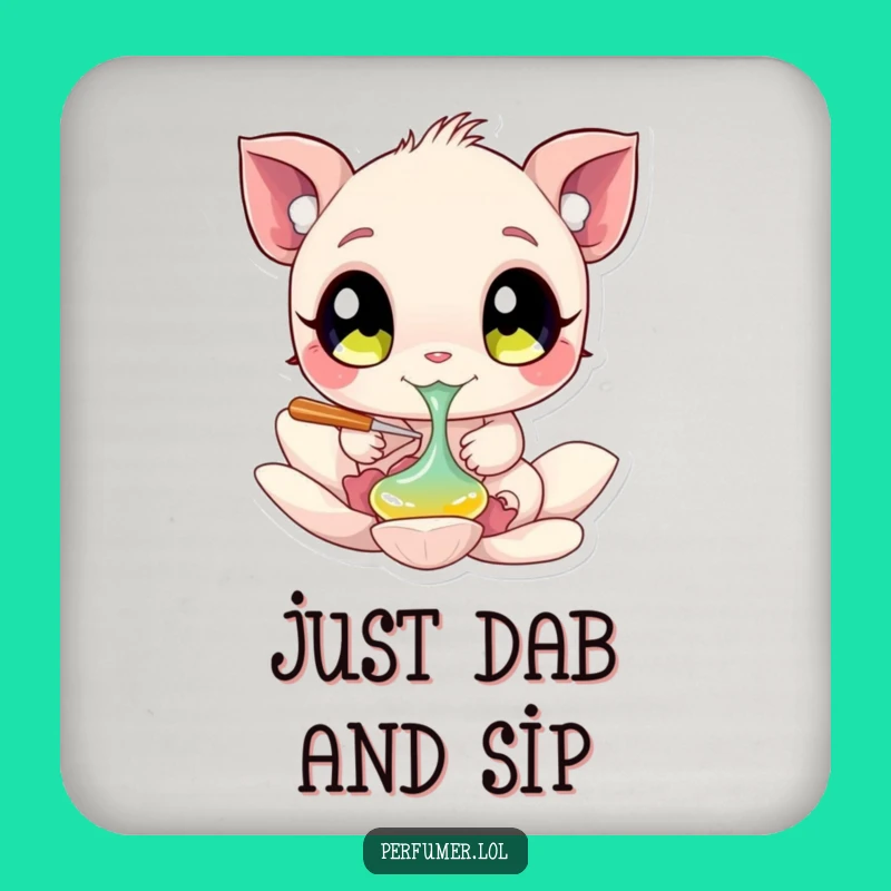 Funny Creature Petal Coaster Set: Protect Surfaces with Art