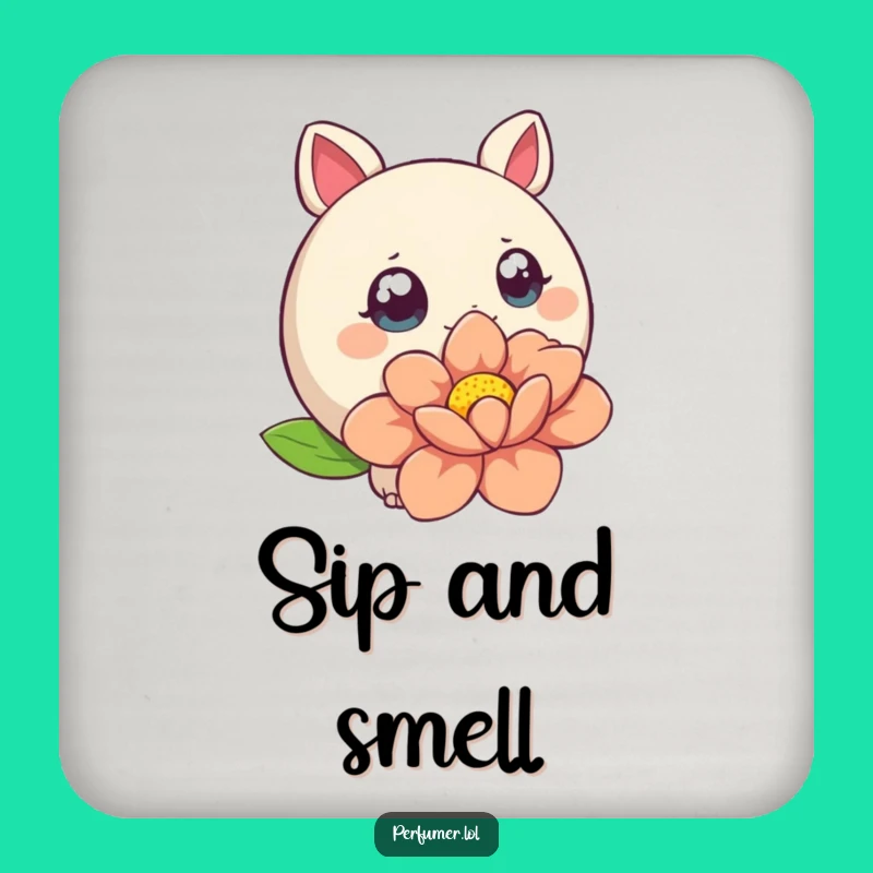 Funny Creature Flower Coaster Set: Protect Surfaces with Nature