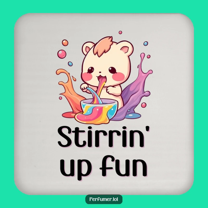 Funny Mixing Creature Coaster Set: Protect Surfaces with Science