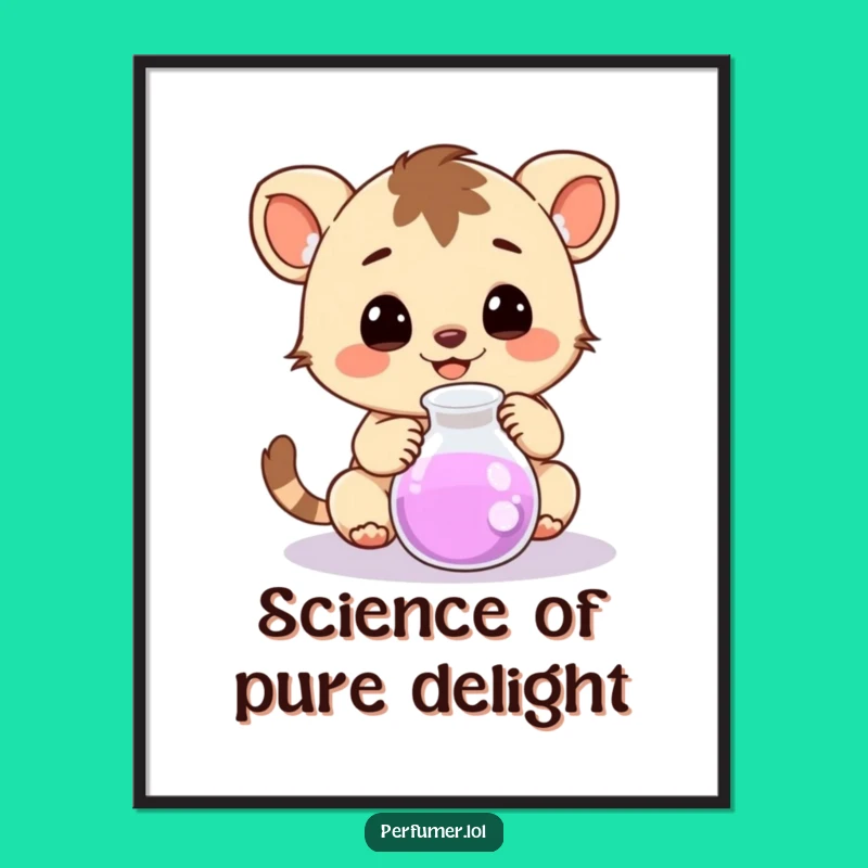 Funny Free Printable Wall Art: Creature's Bubbling Curiosity - Whimsical Downloadable Art