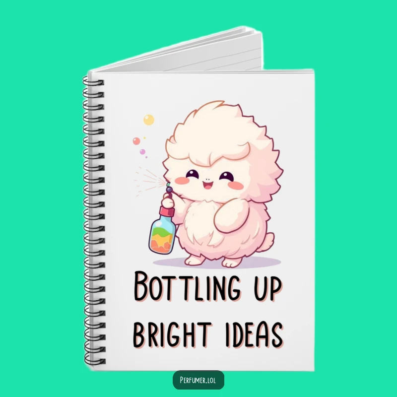 Funny Fluffy Creature Notebook: Jot Down Ideas with a Smile